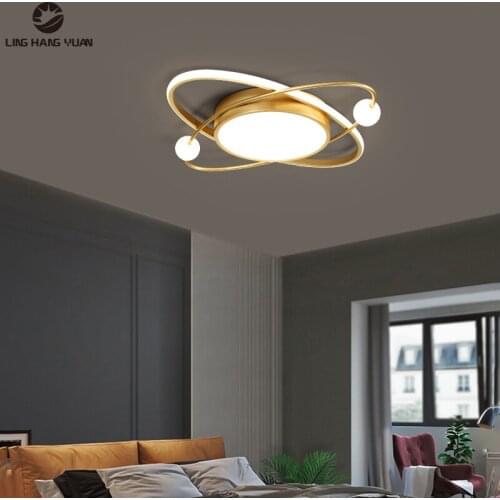 Surface mount Modern Led Chandelier Gold Nordic Led Chandelier Lighting for Living room Bedroom Kitchen Dining room Lamp Ceiling