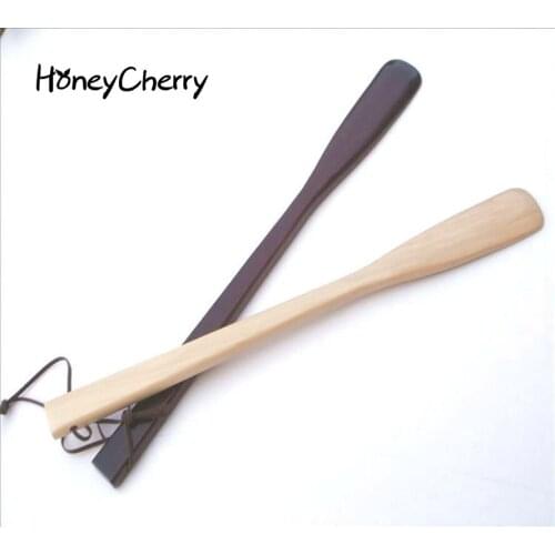 40cm Wood Shoehorn Long Handled Shoe Horn