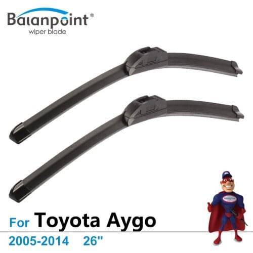 Wiper Blades for Toyota Aygo 2005-2014 26", Pack of 1 Blade, High Performance Changing Wiper