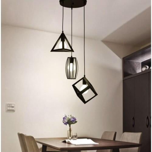Nordic led iron hanging lamp lustre pendente luminaria pendente commercial lighting pendant lamp living room dining room