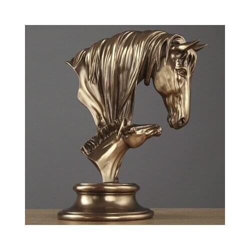 Sculpture horse Mother child horse display props Creativity puts adorn article sitting room porch window decoration birthday