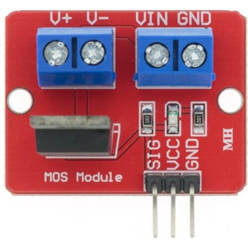 0-24V Top Mosfet Button IRF520 MOS Driver Module For Arduino MCU ARM Raspberry pi