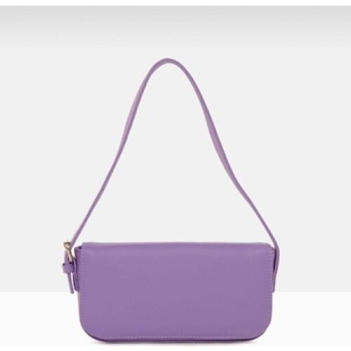 Women Lilac Cap Baguette Bag MOLY