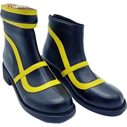 OLOMLB Womens Platform Silica Sword Art Online Ankle Boots Block Heel Cosplay Match Colors Punk Riding Halloween Shoes Plus Size