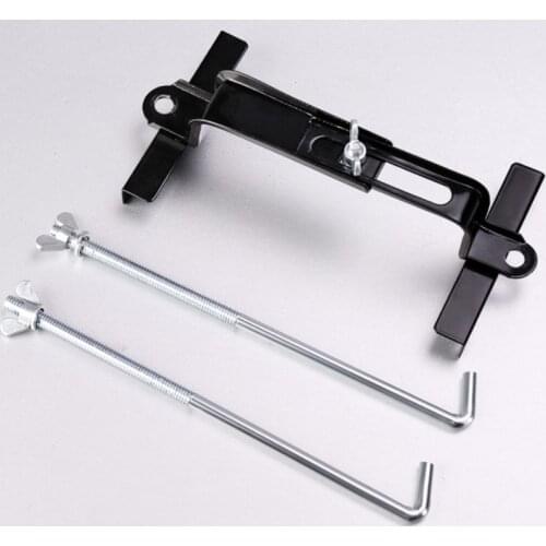 1pc Car Van Battery Retaining Holding Clamp Bracket 275mm with Bolt Tie Hold Down Kit Set