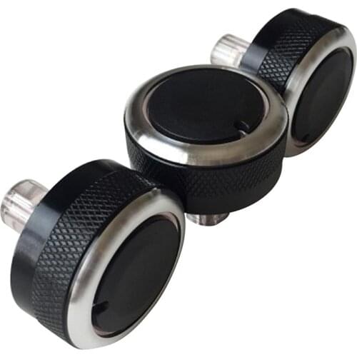 3PCS FOR Toyota funcargo / probox SWITCH KNOB KNOBS HEATER HEAT CLIMATE CONTROL BUTTONS DIALS FRAME A/C AIR CON COVER