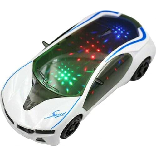3D Electric Toy Supercar Simulation Car Mold With Wheel Lights Music Pull Back Car Toys Mobile Vehicle Model Childrens Toys