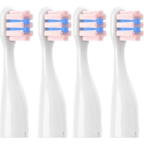 4Pcs/Set Replacement For Saky B2 B32 Kid Electric ToothBrush Soft DuPont Brush Heads Dental Replace Smart Brush Head Nozzle