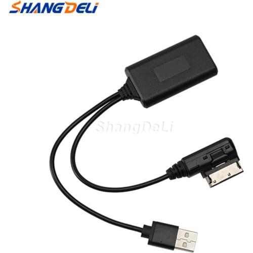 Car Bluetooth USB Aux In Adapter Cable Audio Receiver AMI MMI 2G for AUDI A5 8T A6 4F A8 4E Q7 7L