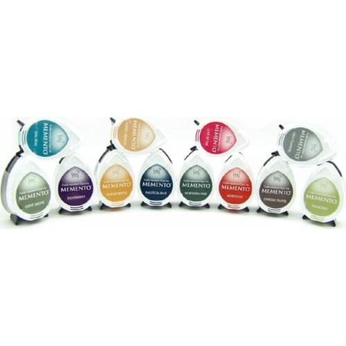 Tsukineko Inkpads MEMENTO Fade-resistant Dye Ink Pad Tuxedo Black MD-900 Fast Dry Japan