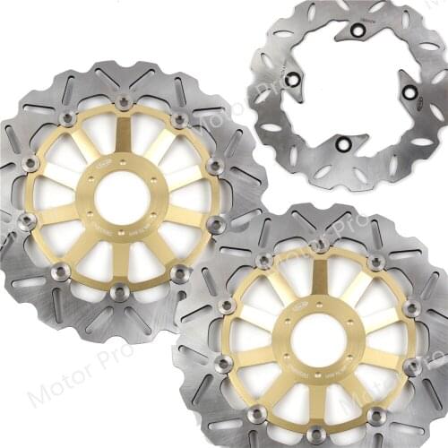 For Honda CB400N 1982 1983 1984 1985 1986 1987 1988 Front Rear Brake Disc Disk Rotor Kit Motorcycle CB 400 N CB400 CBR900RR Gold