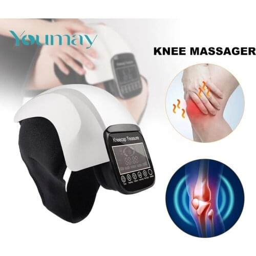 Electric Infrared Heating Knee Massage Air Pressure& Vibration Physiotherapy Instrument Knee Massage Rehabilitation Pain Relief