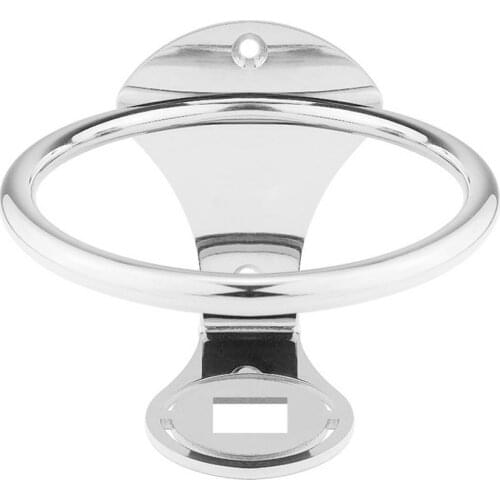 Boat Ring Cup Holder Stainless Steel Ringlike RV Water Cup Holder Rack For Marine Motorhome Accessories