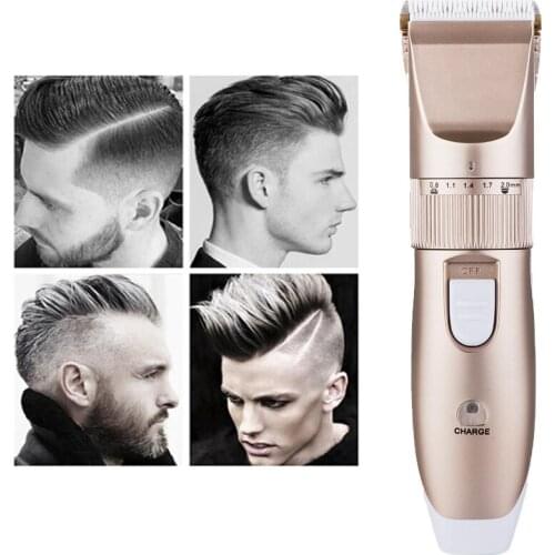 Professional Electric Hair Clipper Trimmer Hair Cutting Machine Beard Trimmer Haircut Machine Rechargeable Hair Clippers Tool