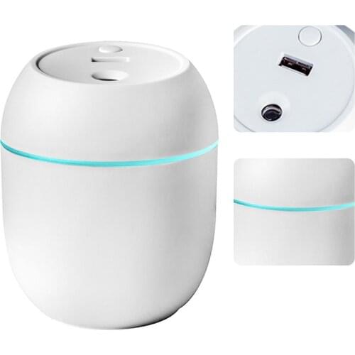 2021 New Mini Air Humidifier 250ML Aroma Essential Oil Diffuser For Home Car USB Fogger Mist Maker With LED Night Lamp