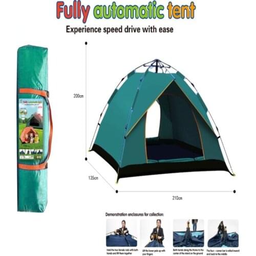 Portable Automatic Outdoor Tent Camping Thick Rainproof Sunshade Suit, Picnic Outdoor Equipment Easy To Build