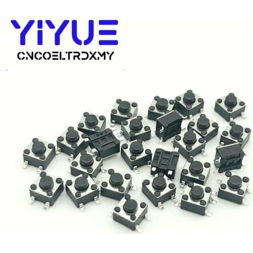 1000PCS PCB Tactile Tact Mini Push Button Switch 4.5*4.5*1.5mm SMD 4pin Micro switch 4.5x4.5x1.5mm