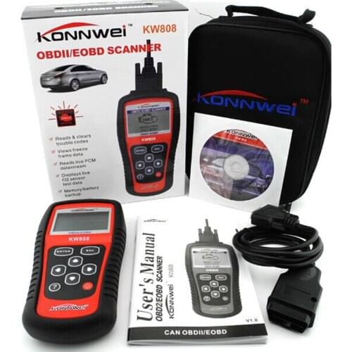 KW808 Universal Auto OBDII EOBD Codeleser-scanner OBD2 Diagnose Scan-werkzeug OBD II 2 PK Maxiscan MS509 ODB ODB2 Scaner