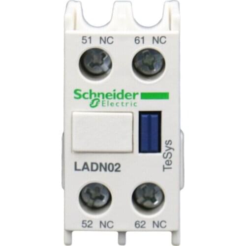 Schneider Electric LADN02C auxiliary contact block LA-DN02C 2NC for TeSys D series contactor brand new original export