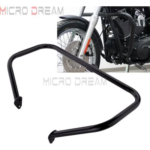 Engine Guard Highway Black Crash Bar for Harley Road King FLHR Electric Street Glide Ultra Classic FLHT FLHX FLHXS FLHTCU 97-08