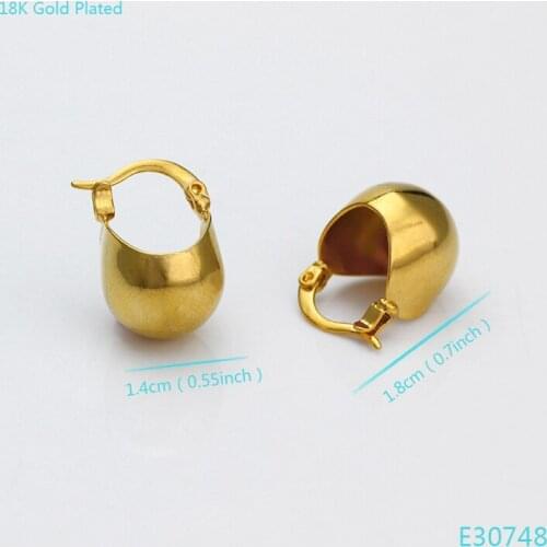 Fansheng 2018 hot sale New vintage gold Hoop earrings fashion greek earring jewelry for women gifts