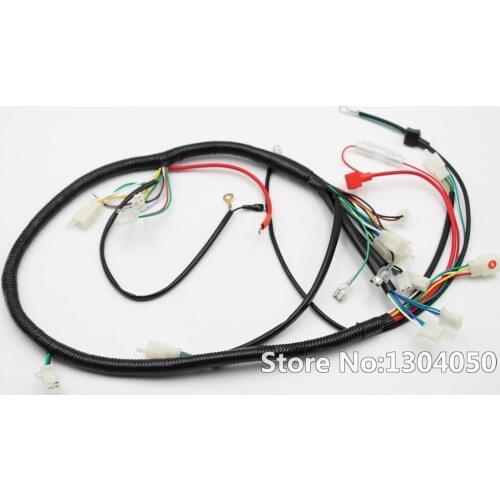 Engine WIRE LOOM WIRING HARNESS WIRELOOM GY6 125cc 150cc 200cc Scooter Dirt Quad Bike ATV Buggy Bike Atmoik Go Kart