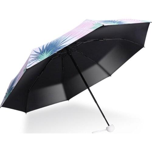 MLGB Umbrella Sun Protection and UV Protection Automatic-Umbrella Rain and Sun Dual-Use Female Vinyl Folding Umbrella