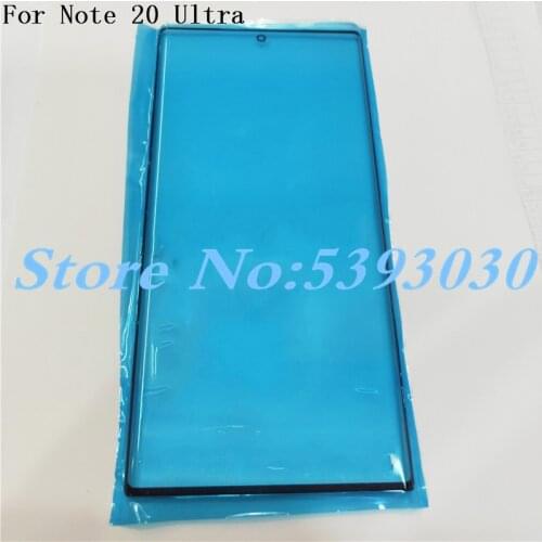 10Pcs/Lot New Front Touch Screen Outer Glass Lens Repair Replacement For Samsung Galaxy Note 20 Ultra N986F Touchscreen