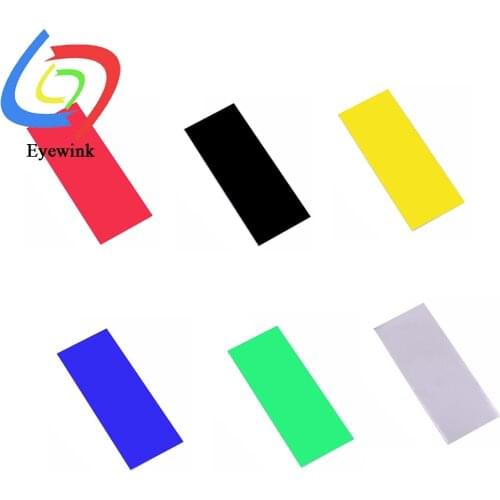 100pcs 18650 Battery Wrap Sleeve Heat Shrink Shrinkable Tube Insulated Multicolor Battery Skin PVC FilmTape Protector Cover Pipe