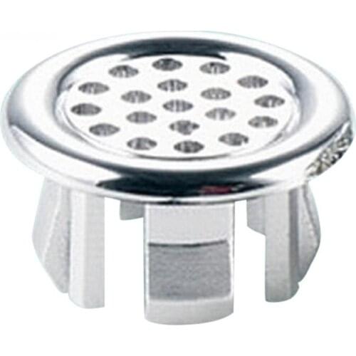 2 Pcs Sink Round Ring Overflow Spare Cover Tidy Chrome Trim Bathroom Ceramic Basin Overflow Ring Bathroom Replace Accessories