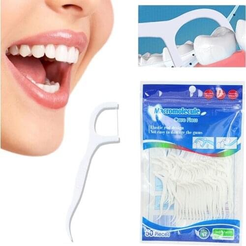 Dental Hygiene floss cleaner water toothpick dental pick ABS with suitcase 50pc/lote