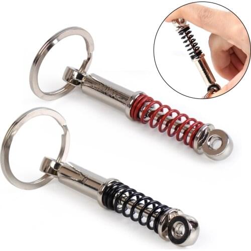 CITALL Car Coilover Suspension Keychain Key Chain Ring Keyring Spring Shock Absorber for Ford VW Audi BMW Toyota Kia Mazda Honda