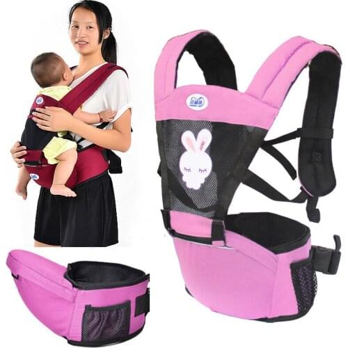 Ergonomic Baby Carrier Baby Sling Wrap Carriage Hipseat Newborn Sling Backpack Kid Sling Backpack Pouch For Baby Infant Carrier
