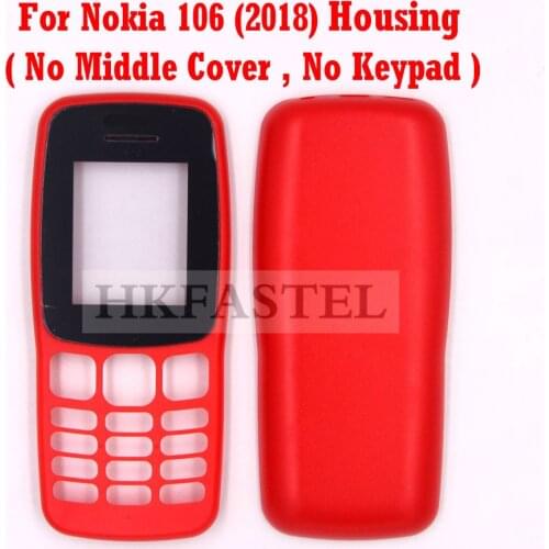 HKFASTEL High Quality Housing For Nokia 106 2018 New Mobile Phone Cover Case ( No Keypad )
