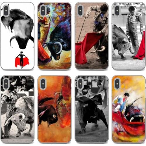 Spanish-Bullfighter-bullfight Soft Case Covers For Huawei Mate 20 30 40 7 8 9 10 Lite Pro P Smart 2018 2019 Plus G7 G8