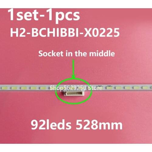 New 1pcs=92leds 528mm LED Backligjht strip for L43M3-AA H2-BCHIBBI-X0225 MI012A-3014 Light bar screen MI43TV(T11)