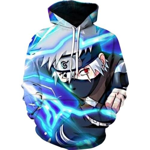 2021 New anime print hoodie 3D sports hoodie Unisex spring and autumn Harajuku coat Mens fun shirt Fashion hoodie streetwear