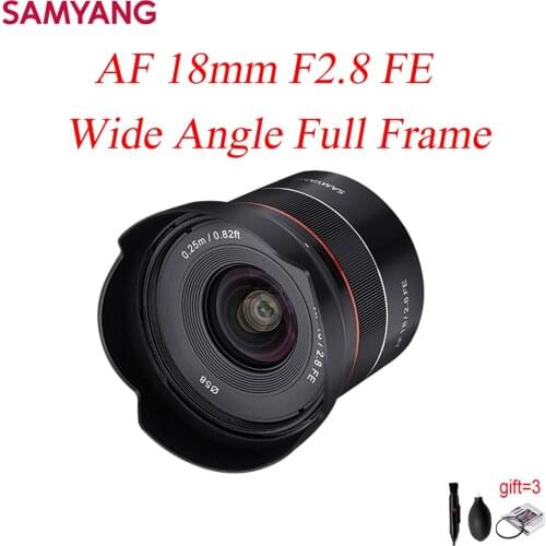 Samyang 18mm F2.8 Full Frame Wide Angle Camera Lens For Sony FE Camera Auto Focus Lens For A7 A7RIII A7R4 A7M3 A7S3