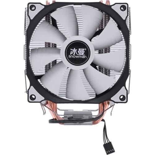 SNOWMAN MT-4 CPU Cooler Master 5 Direct Contact Heatpipes Freeze Tower Cooling System CPU Cooling Fan with PWM Fans