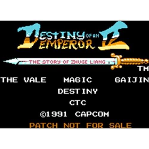 Destiny of an Emperor 2 60 Pins English Version Game Cartridge for 8 Bit 60pin Game Console