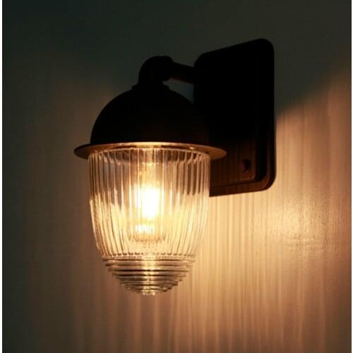 Outdoor Retro Wall Light for Garden Corridor Sconces Villa Garden Lighting Fixtures Yard Gateway Door Wall Lamp