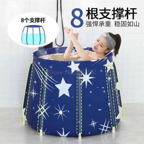 Bai Xuan Bathtub Adult Folding Bathtub Household Bathtub Adult Heated Full Body Bathtub