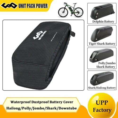 Water-Proof cover for Ebike Battery Dust-Proof Anti-mud Cover Bag for Hailong/Tiger Shark/Dolphin/Jumbo Style Lithium Batteries
