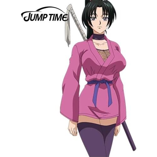 JumpTime 13cm x 6.3cm Japanese Anime Shijou Saikyou no Deshi Kenichi Beauty Car Sticker Refit Accessories Waterproof Car Styling