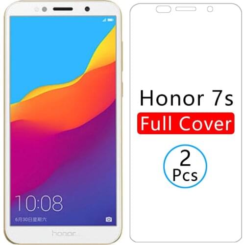 Protective glass on honor 7s screen protector tempered glas for huawei honor7s honer 7 s s7 5.45 huawey huwei hawei huawi onor