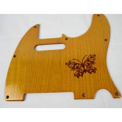 1pc new Hand-made Ailanthus wood Guitar Pickguard #2048