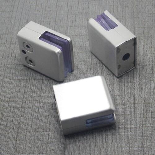 1 Units Stainless Steel Glass Sandwich Medium Glass Clip Fixed Clip Square Fish Mouth Holder Glass Clip Shelf Clamp