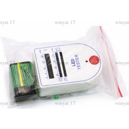 1pcs LED Light Test Box Light-emitting diode detector free : batteries and 10 test lights