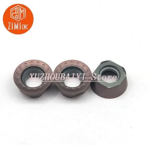 10pcs carbide inserts original milling inserts high quality circular milling cutter grain milling machine CNC milling machine CN