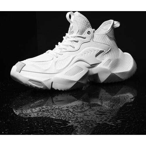 2021 Fashion Men Sport Running Shoes For Man Sneakers High Top Deformation Machine Casual Zapatillas Zapatos Hombre Plus Size 46